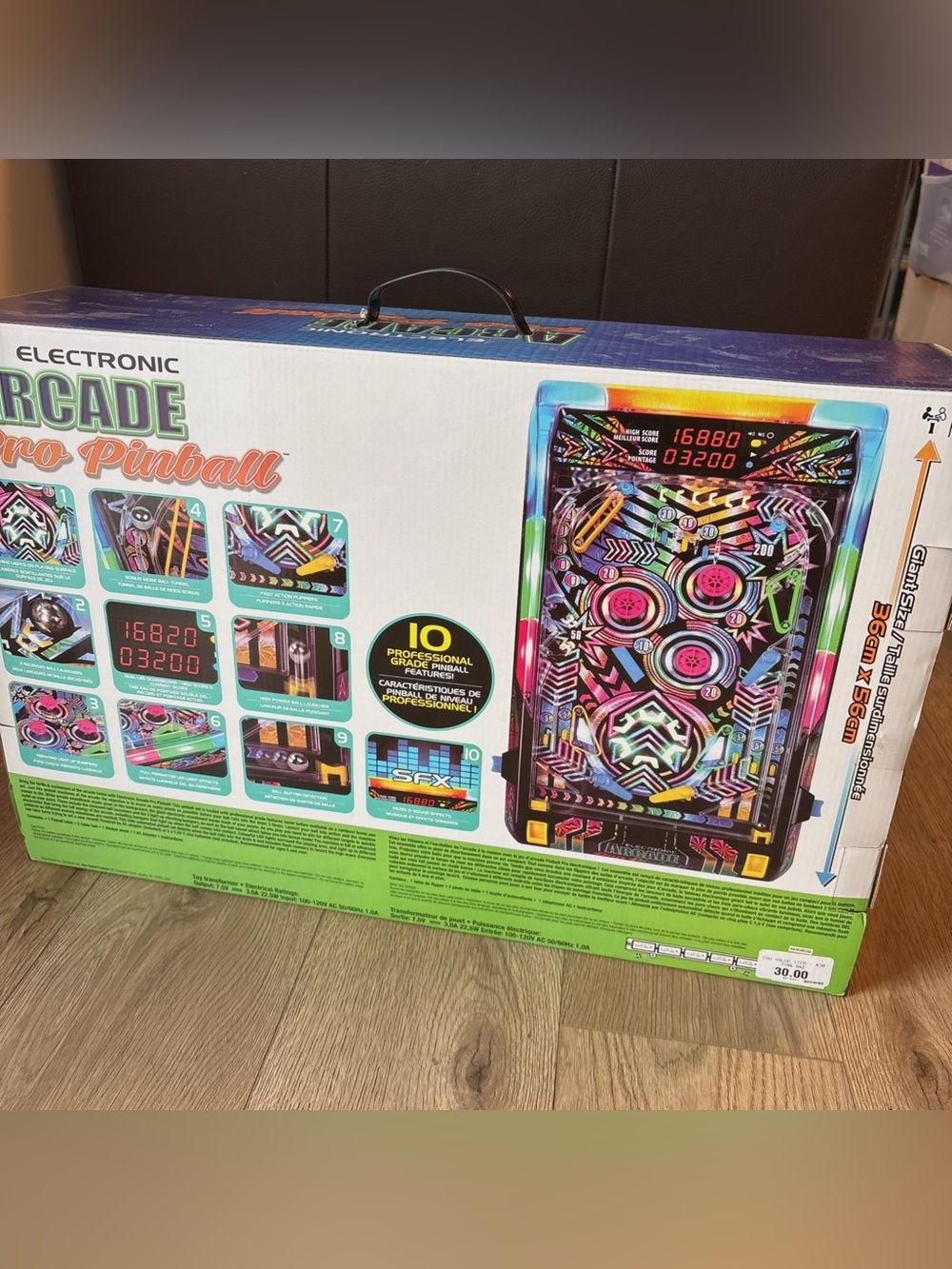 Electronic Arcade LED Pro Pinball Game Machine - Picture 2 of 3